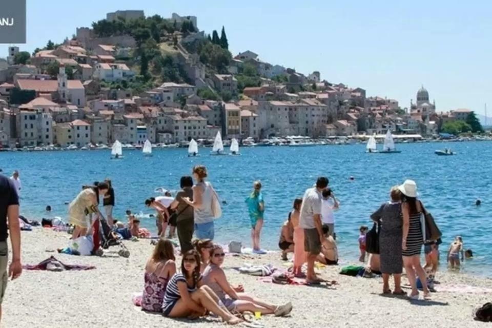 Torriano Holiday House Sibenik Bagian luar foto